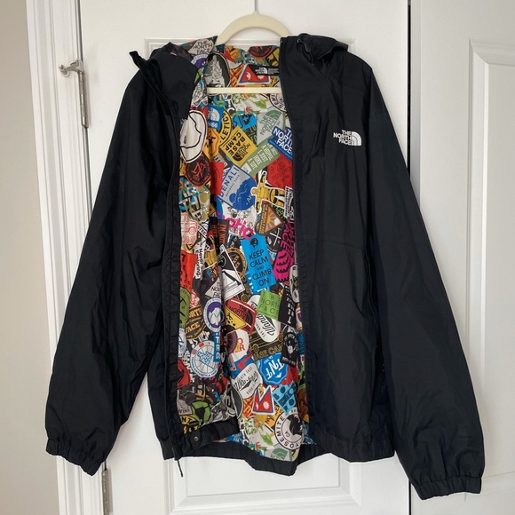 The North Face Other - RARE The North Face Stickerbomb Millerton Hooded Jacket Size XL